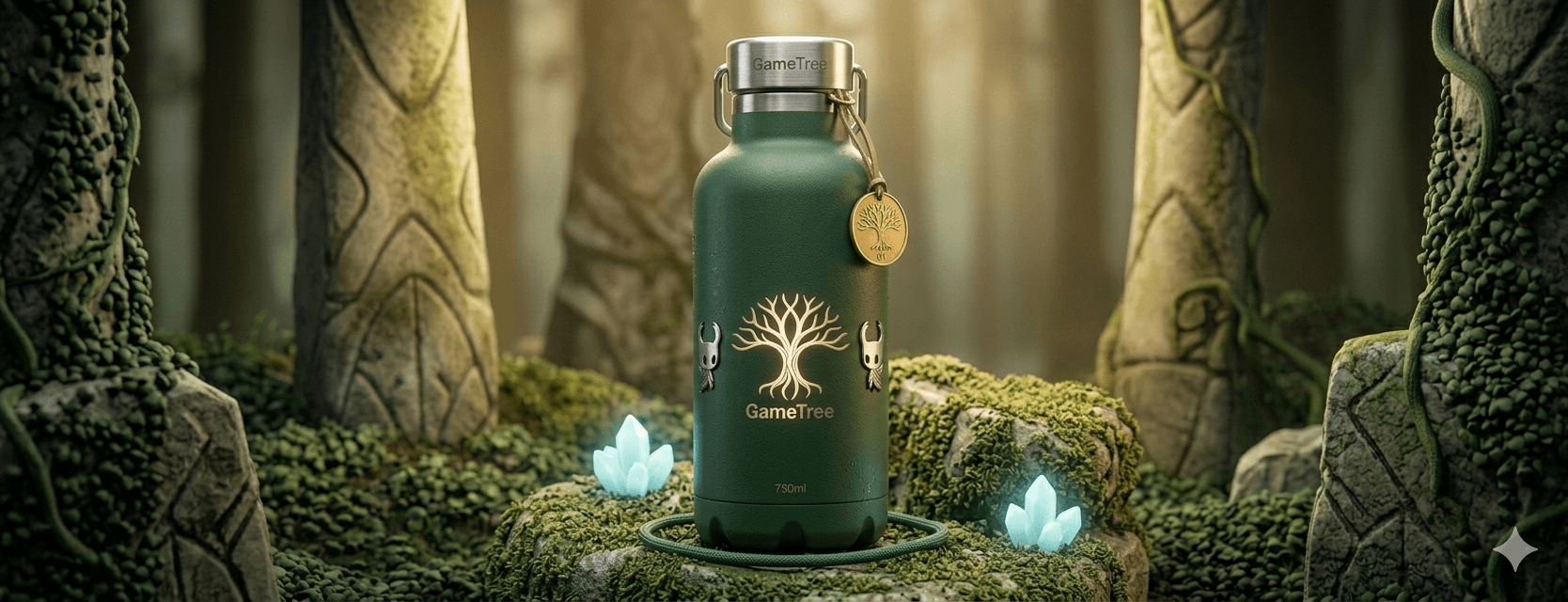 GameTree Metal Water Bottle